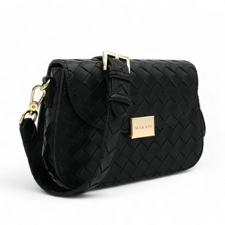 _Goldene Details & verstellbarer Gurt