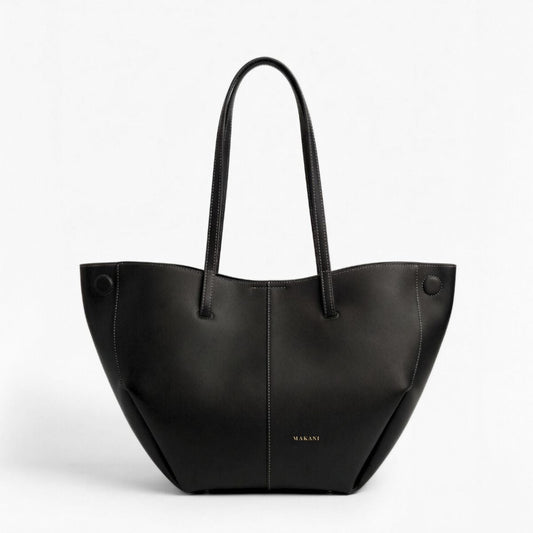 EMALIA Vegan Handbag in Black by MAKANI