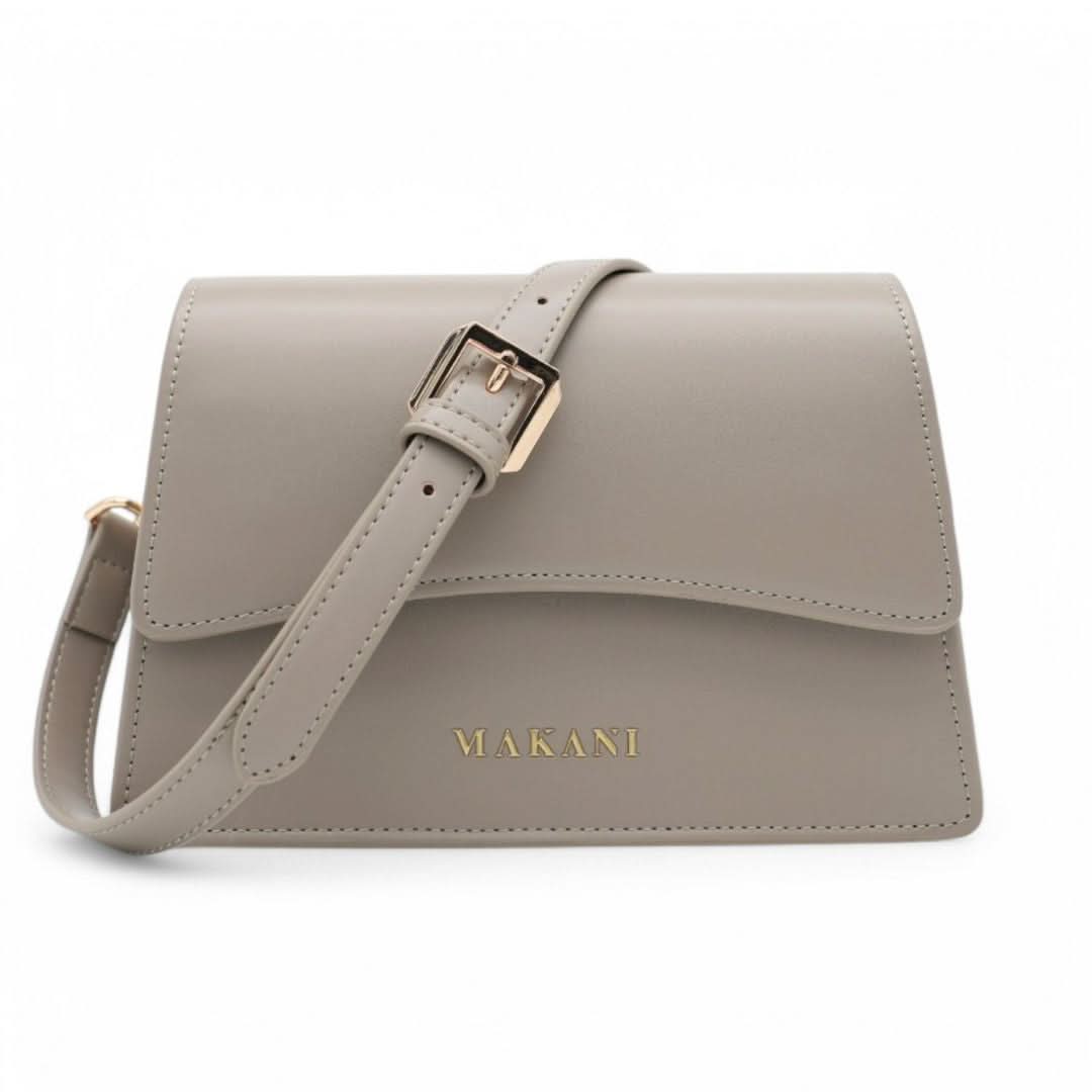 Vegan handbag MANA in taupe by MAKANI