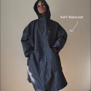 Regenponcho KAY Beige — Stylisch & Wasserfest